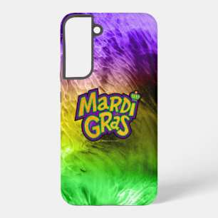 SlipperyJoe's festive Mardi Gras theme crown reinf Samsung Galaxy S22+ Case