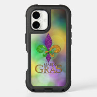SlipperyJoe's festive Mardi Gras themed purple gre