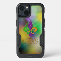 SlipperyJoe's festive Mardi Gras themed purple gre