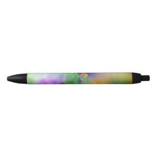 SlipperyJoe's festive Mardi Gras themed purple gre Pen