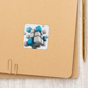 SlipperyJoe's floating cluster of cubes size varie Patch