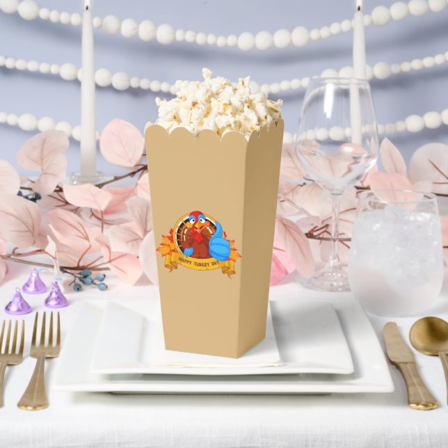 SlipperyJoe's fun cartoon-style Thanksgiving desig Favor Boxes (Wedding)