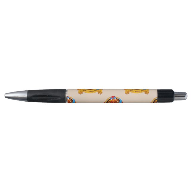 SlipperyJoe's fun cartoon-style Thanksgiving desig Pen (Front)