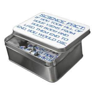 SlipperyJoe's funny saying science fact blue remov Jigsaw Puzzle