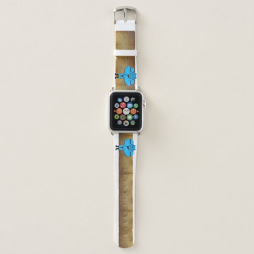 SlipperyJoes gay muscle bear cartoon thong leathe Apple Watch Band