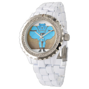 SlipperyJoe's gay muscle bear cartoon thong leathe Watch