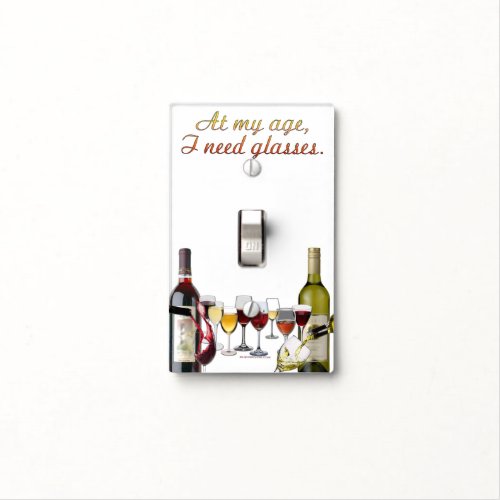 SlipperyJoes Glasses fermented grapes wine pourin Light Switch Cover