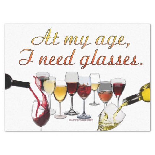 SlipperyJoes Glasses fermented grapes wine pourin Tissue Paper