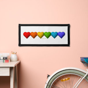 SlipperyJoe's glossy 3D heart shapes glyphs create Pennant