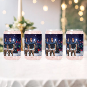 SlipperyJoe's glowing Christmas trees two muscular Can Glass