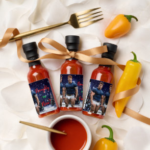 SlipperyJoe's glowing Christmas trees two muscular Hot Sauces