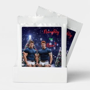 SlipperyJoe's glowing Christmas trees two muscular Margarita Drink Mix