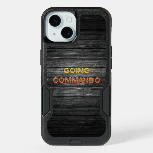 SlipperyJoe's going commando dive-bar energy grit iPhone 15 Case