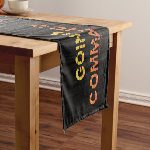 SlipperyJoe's going commando dive-bar energy grit Short Table Runner
