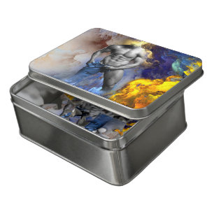 SlipperyJoe's grayscale muscular man physique yell Jigsaw Puzzle