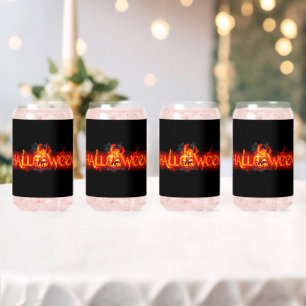 SlipperyJoe's Halloween massive fiery lettering ca Can Glass