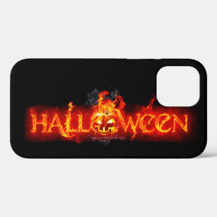 SlipperyJoe's Halloween massive fiery lettering ca iPhone 12 Pro Case