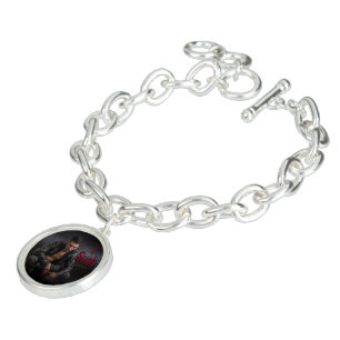 SlipperyJoe's Halloween pale vampiric figure fangs Bracelet