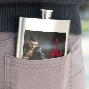 SlipperyJoe's Halloween pale vampiric figure fangs Flask
