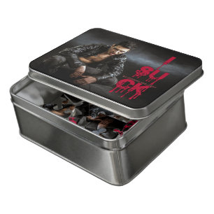 SlipperyJoe's Halloween pale vampiric figure fangs Jigsaw Puzzle