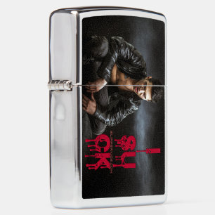 SlipperyJoe's Halloween pale vampiric figure fangs Zippo Lighter