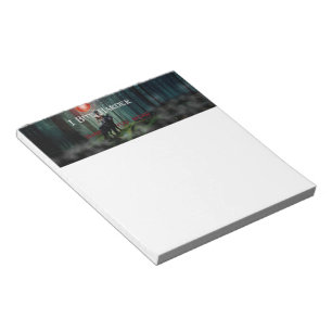 SlipperyJoe's Halloween shirtless muscular man bit Notepad