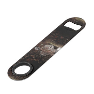 SlipperyJoe's Halloween transparent ghost-like man Bar Key
