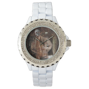 SlipperyJoe's Halloween transparent ghost-like man Watch