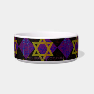 SlipperyJoe's Hanukkah-themed image golden yellow Bowl