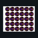 SlipperyJoe's Hanukkah-themed image golden yellow  Labels<br><div class="desc">SlipperyJoe's Hanukkah-themed image golden yellow Star of David blue candles with orange flames Menorah-inspired art gift idea Jewish identity spirituality holiday retro bold symmetrical pattern diamond-shaped grid background blends tradition and vibrant design purple black checkerboard effect Hebrew religious celebration</div>