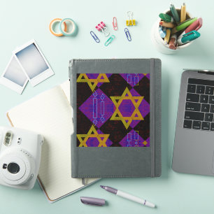 SlipperyJoe's Hanukkah-themed image golden yellow  Sticker