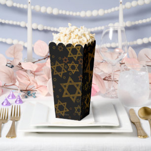 SlipperyJoe's Hanukkah-themed Star David artistic  Favor Boxes