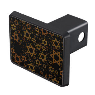SlipperyJoe's Hanukkah-themed Star David artistic  Hitch Cover