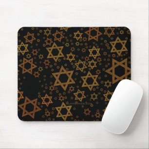 SlipperyJoe's Hanukkah-themed Star David artistic Mouse Pad