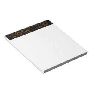SlipperyJoe's Hanukkah-themed Star David artistic Notepad