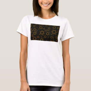SlipperyJoe's Hanukkah-themed Star David artistic T-Shirt