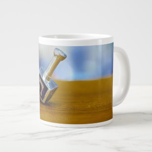 SlipperyJoe's Hanukkah traditional toy gifts close Giant Coffee Mug