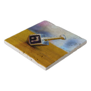 SlipperyJoe's Hanukkah traditional toy gifts close Trivet