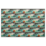 SlipperyJoe's Happy Halloween cemetery graveyard c Fabric