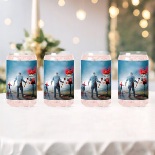 SlipperyJoe's Happy Halloween dead zombies scary b Can Glass