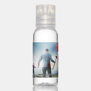 SlipperyJoe's happy Halloween glowing eyes zombies Hand Sanitizer