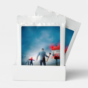 SlipperyJoe's happy Halloween glowing eyes zombies Margarita Drink Mix