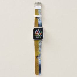 SlipperyJoe's Happy Hanukkah four-sided spinning t Apple Watch Band