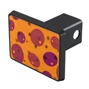 SlipperyJoe's Happy Hanukkah Jewish Hebrew jelly-f Hitch Cover