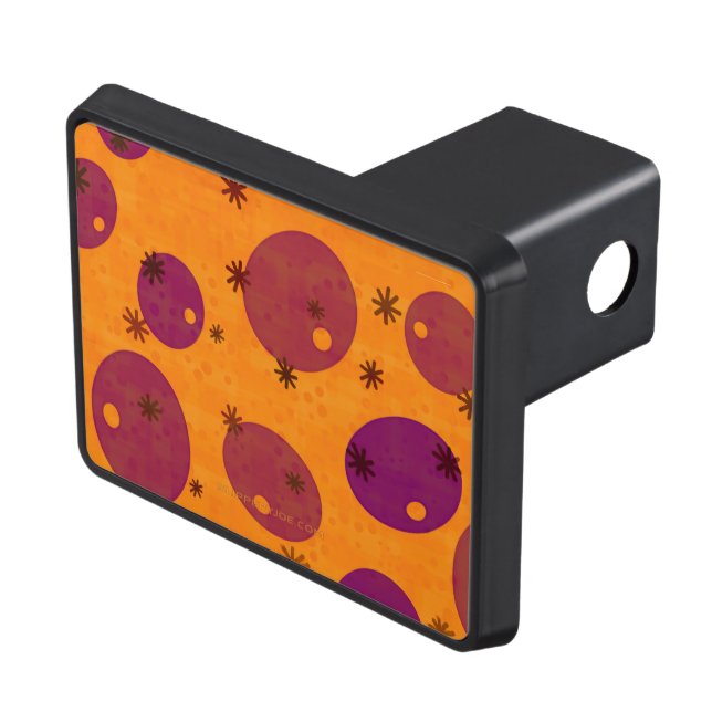 SlipperyJoe's Happy Hanukkah Jewish Hebrew jelly-f Hitch Cover (Top Right)
