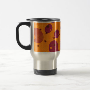 SlipperyJoe's Happy Hanukkah Jewish Hebrew jelly-f Travel Mug