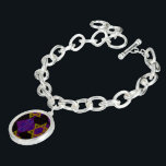 SlipperyJoe's Happy Hanukkah Star of David menorah Bracelet<br><div class="desc">SlipperyJoe's Happy Hanukkah Star of David menorah Dreidel artistic Celebration Candles Jewish Hebrew Chanukah gifts decorations Judaism religion culture religious practices traditions geometric symbolic design depth contrast order symmetry</div>