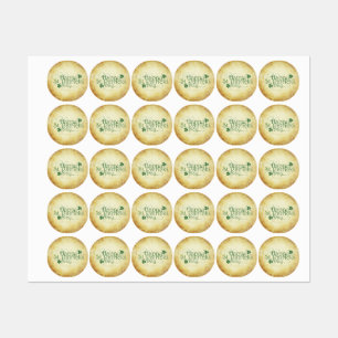 SlipperyJoe's Happy St. Patrick's Day holiday Iris Labels