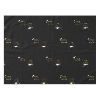 SlipperyJoe's high-contrast physics gag bold arrow Tablecloth
