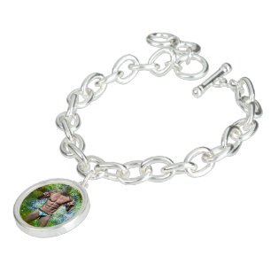 SlipperyJoe's highly muscular adult man shirtless  Bracelet